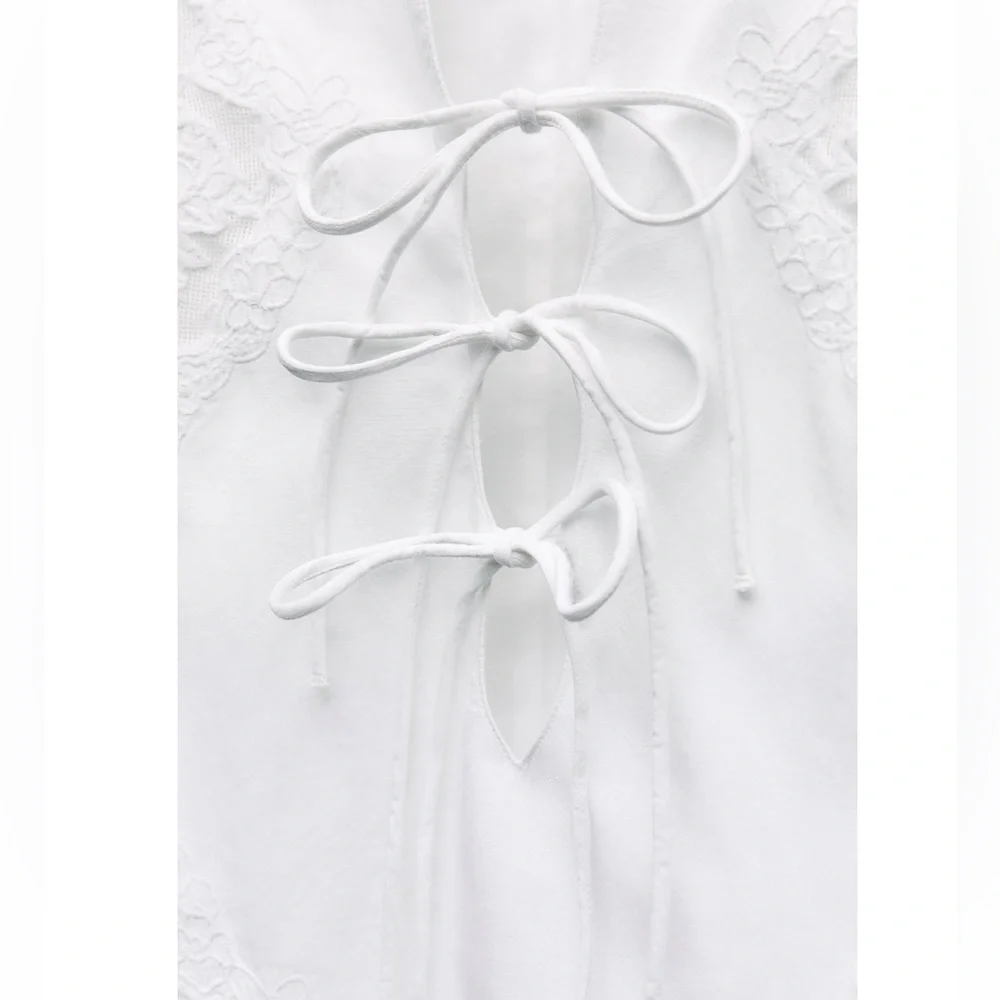 Zara POPLIN SHIRTDRESS - Picture 5 of 10